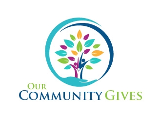 Our Community Gives logo design by usef44