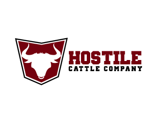 Hostile Cattle Company logo design by BeDesign