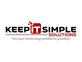 Keep It Simple Solutions. KISS for short logo design by jaize
