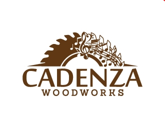 Cadenza Woodworks logo design by jaize