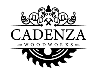Cadenza Woodworks logo design by logy_d