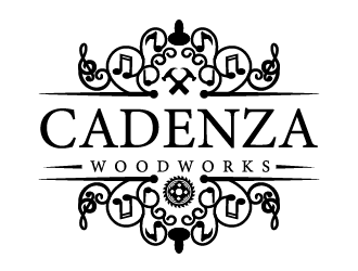 Cadenza Woodworks logo design by logy_d