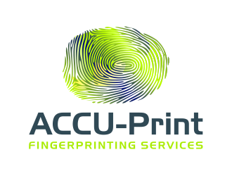 ACCU-Print Fingerprinting Service logo design by cintoko