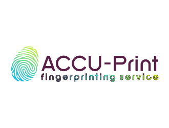 ACCU-Print Fingerprinting Service logo design by mletus