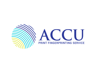 ACCU-Print Fingerprinting Service logo design by lexipej
