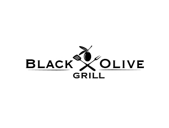 Black Olive Grill logo design by avatar