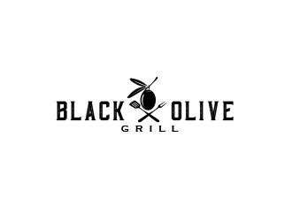 Black Olive Grill logo design by avatar
