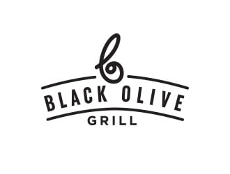 Black Olive Grill logo design by dimas24