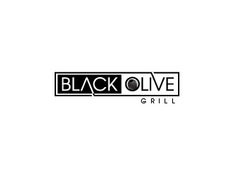 Black Olive Grill logo design by usef44