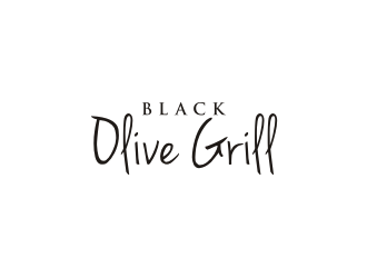 Black Olive Grill logo design by bricton