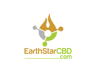 EarthStarCBD.com logo design by ROSHTEIN