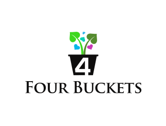 Four Buckets and a Swiss Miss logo design by keylogo