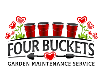 Four Buckets and a Swiss Miss logo design by megalogos
