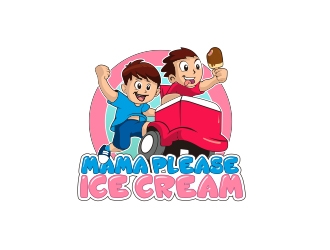 Mamma Please Ice Cream  logo design by rahmatillah11