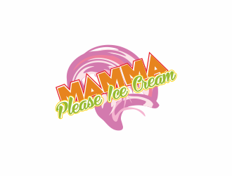 Mamma Please Ice Cream  logo design by Dianasari