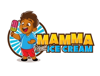 Mamma Please Ice Cream  logo design by gogo