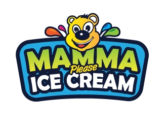 Mamma Please Ice Cream  logo design by yans