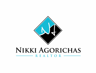 Nikki Agorichas Realtor logo design by santrie