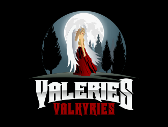 Valeries Valkyries logo design by Kruger