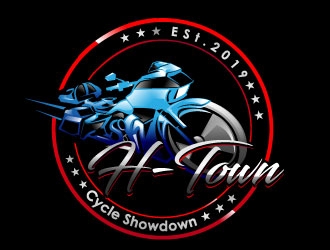 H-Town Cycle Showdown logo design by Suvendu