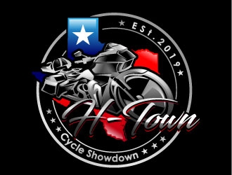 H-Town Cycle Showdown logo design by Suvendu
