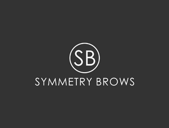 Symmetry Brows logo design by johana