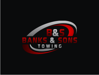 Banks & Sons Towing logo design by bricton