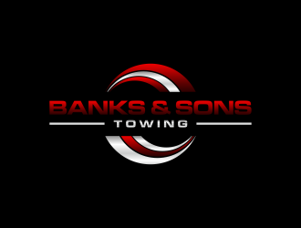 Banks & Sons Towing logo design by dewipadi
