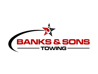 Banks & Sons Towing logo design by ROSHTEIN
