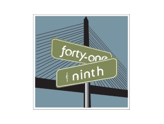 Forty-One & Ninth logo design by not2shabby