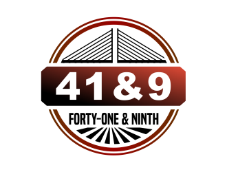 Forty-One & Ninth logo design by cintoko