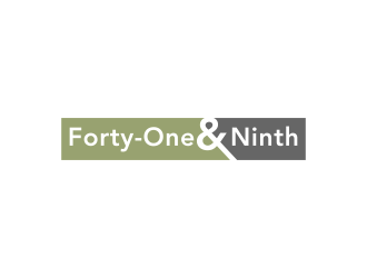 Forty-One & Ninth logo design by BlessedArt