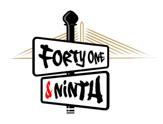 Forty-One & Ninth logo design by Coolwanz