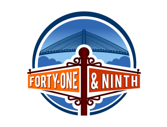 Forty-One & Ninth logo design by SOLARFLARE
