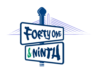Forty-One & Ninth logo design by Coolwanz