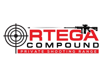 ORTEGA COMPOUND       PRIVATE SHOOTING RANGE logo design by MAXR