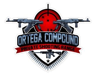 ORTEGA COMPOUND       PRIVATE SHOOTING RANGE logo design by DreamLogoDesign