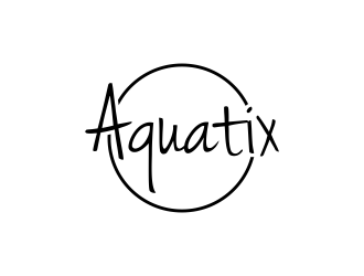 Aquatix  logo design by BlessedArt