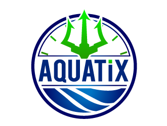 Aquatix  logo design by THOR_