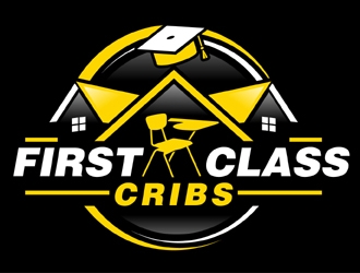 First Class Cribs logo design by MAXR