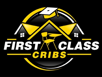 First Class Cribs logo design by MAXR