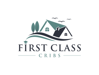 First Class Cribs logo design by DiDdzin