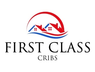 First Class Cribs logo design by jetzu
