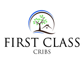 First Class Cribs logo design by jetzu