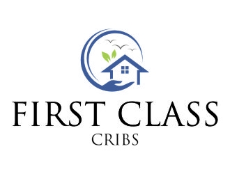 First Class Cribs logo design by jetzu