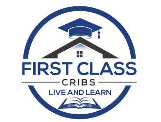 First Class Cribs logo design by Upoops