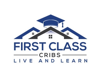 First Class Cribs logo design by Upoops