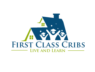 First Class Cribs logo design by bloomgirrl
