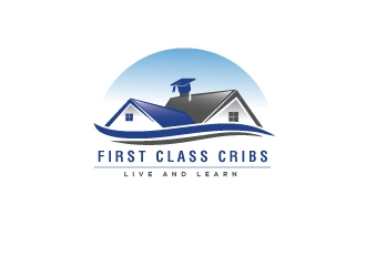 First Class Cribs logo design by Erasedink
