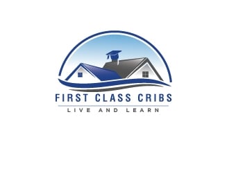 First Class Cribs logo design by Erasedink
